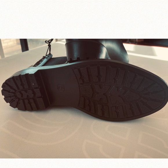 Black Women shoes, Half Boot,  Waterproof boots, Black boots, A new Day - Picture 5 of 6